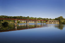 The Blackwater River and old Railway Bridge by Panoramic Images