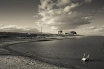 Ghost town on a coast, Salton Sea, Salton City, Imperial County, California, USA by Panoramic Images