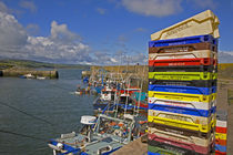 Fishing Boats, Helvick Port, Ring Gaelic Area, County Waterford, Ireland von Panoramic Images