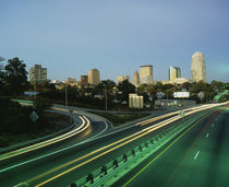 Traffic moving on a road, Winston-Salem, North America, USA von Panoramic Images