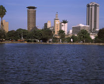 Park at the lakeside, Uhuru Park, Nairobi, Kenya von Panoramic Images