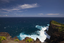 High angle view of cliffs at the coast von Panoramic Images