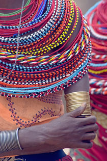 Samburu tribal beadwork by Panoramic Images