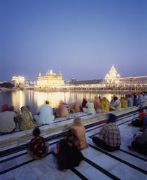 The Golden Temple, holiest shrine in the Sikh religion, Amritsar, Punjab, India by Panoramic Images