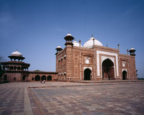 Taj Mahal mosque, Agra, Rajasthan, India by Panoramic Images