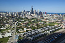 Aerial view of a city, Chicago, Cook County, Illinois, USA 2010 von Panoramic Images