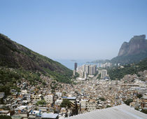 High angle view of a city, Favela, Rio De Janeiro, Brazil by Panoramic Images