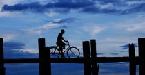 bike at the sunset von emanuele molinari