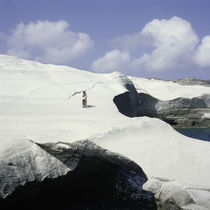 Man on the rocks by George Kavallierakis