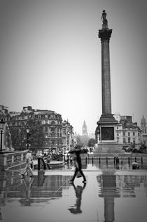 London. Trafalgar Square. Nelson's Column von Alan Copson