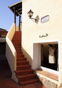 Porto Cervo Boutique and Stairs by Julian Raphael Prante