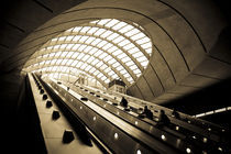 London, Canary Wharf Underground Station, Jubilee Line by Alan Copson