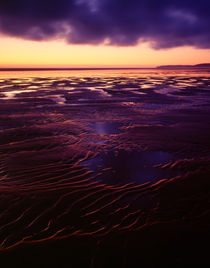 Dusk at Westward Ho! Beach, Devon, England. von Craig Joiner