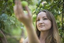 portrait in the garden von Zan  Zibovsky