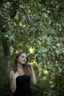 portrait in the garden von Zan  Zibovsky