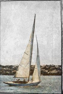 Sailboat, Boats of Newport Beach, California von Eye in Hand Gallery
