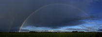 Regenbogen über dem Rheiderland von Michael Schildmann