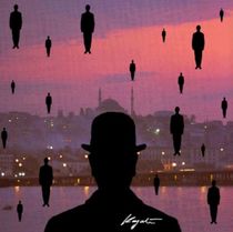 Rene Magritte Goes To Istanbul - Hommáge by Murat Kayali