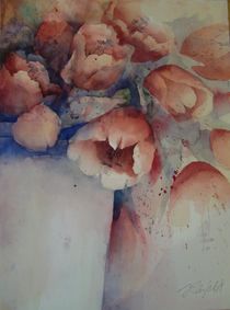 Tulpen in einer Vase von Stefanie Ihlefeldt