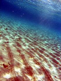 Sandspuren unter Wasser von Silke Heyer Photographie