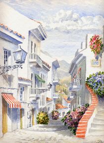 Andalusisches Dorf (Andalusian village) von Ronald Kötteritzsch