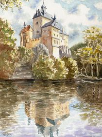 Burg Kriebstein I (Kriebstein Castle I) by Ronald Kötteritzsch