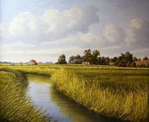 Landschaft bei Jever   Friesland von Lothar Struebbe