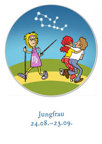 Sternzeichen Jungfrau by droigks