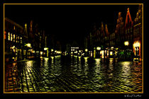 Lüneburg  -Am Sande-  bei Nacht by Rene Müller