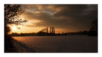 Wintermorgen am Niederrhein by Jakob Wilden