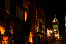 Dolder in Riquewihr bei Nacht by lizcollet