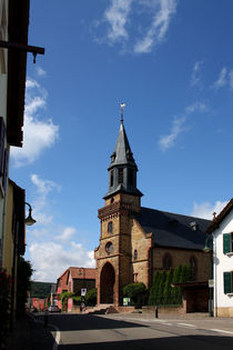Leistadt mit alter Kirche  von lizcollet
