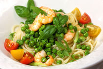 Spaghetti, Peas and Frutti di Mare by lizcollet