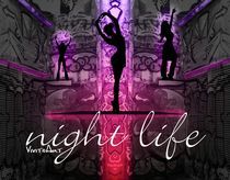 Night Life pink by Angela Parszyk
