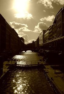 Abendstimmung in Hamburg by Angela Parszyk