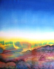 Abstrakte Landschaft - Abstract Landscape von Caroline Lembke