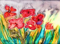 Roter Mohn - Red poppy von Caroline Lembke