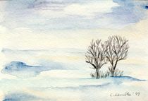Schneelandschaft by Caroline Lembke