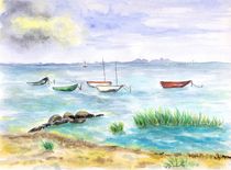 Strand bei Loissin im Sommer by Caroline Lembke