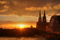 Sunset in Köln von scphoto