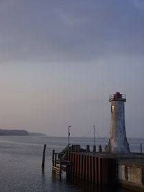 Abendstimmung an der Mole von Michael Beilicke