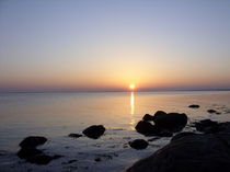 Steine im Sonnenuntergang by Michael Beilicke