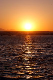 Sonnenuntergang in Hurghada in Ägypten by Juana Kreßner