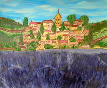 Lavendelfeld bei Gordes, Provance by Sylvia W.