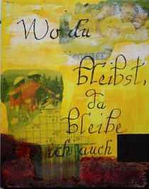 Wo du bleibst by Silke Macaluso