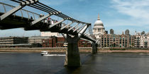 Millennium Bridge by Städtecollagen Lehmann