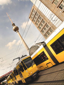 Alexanderplatz - Berlin  von Städtecollagen Lehmann