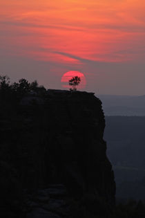 sunset in the mountains von Wolfgang Dufner