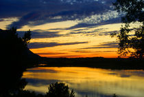 Abend am See by Gerhard Albicker