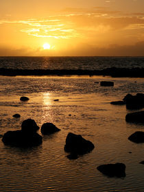 Sonnenuntergang am Meer by Norbert Fenske